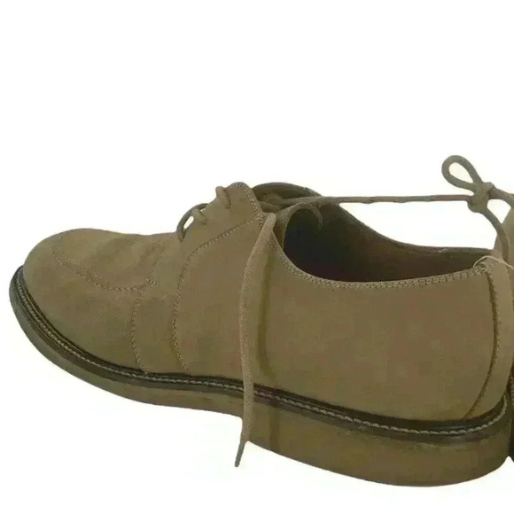 Joseph Abboud Men's Tan Leather Round Toe Wing Tip Lace Up Dress Shoes Size 12D - Picture 4 of 6